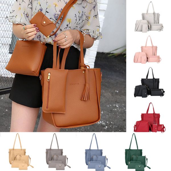 4 Pc Women’s Bag & Purse | Shoulder Bags