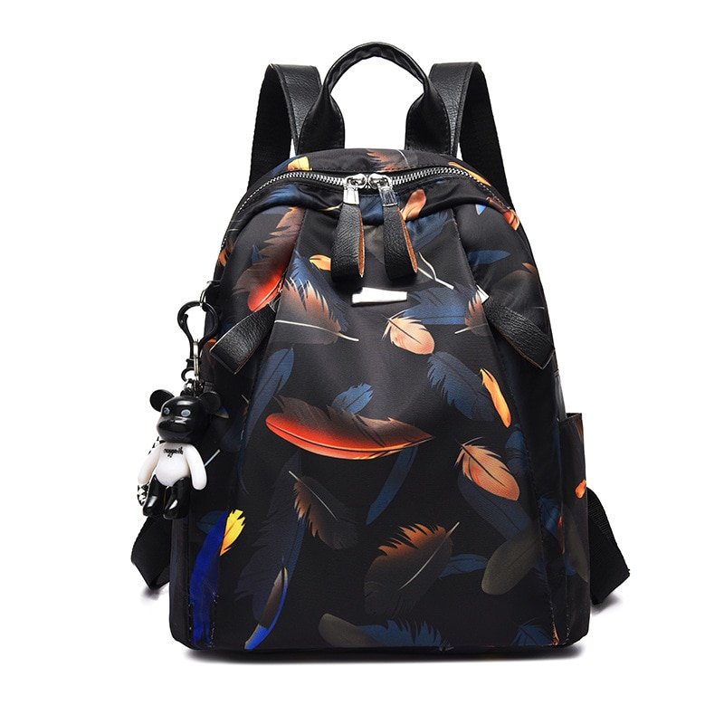 Women Travel Backpack Anti-Theft Rucksack Waterproof Oxford Cloth School Bag